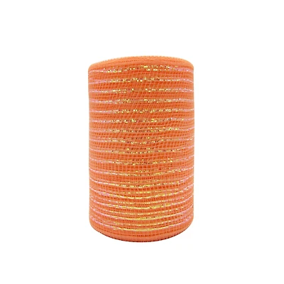 5.5" x 15yd. Coral Mesh Ribbon by Celebrate It™
