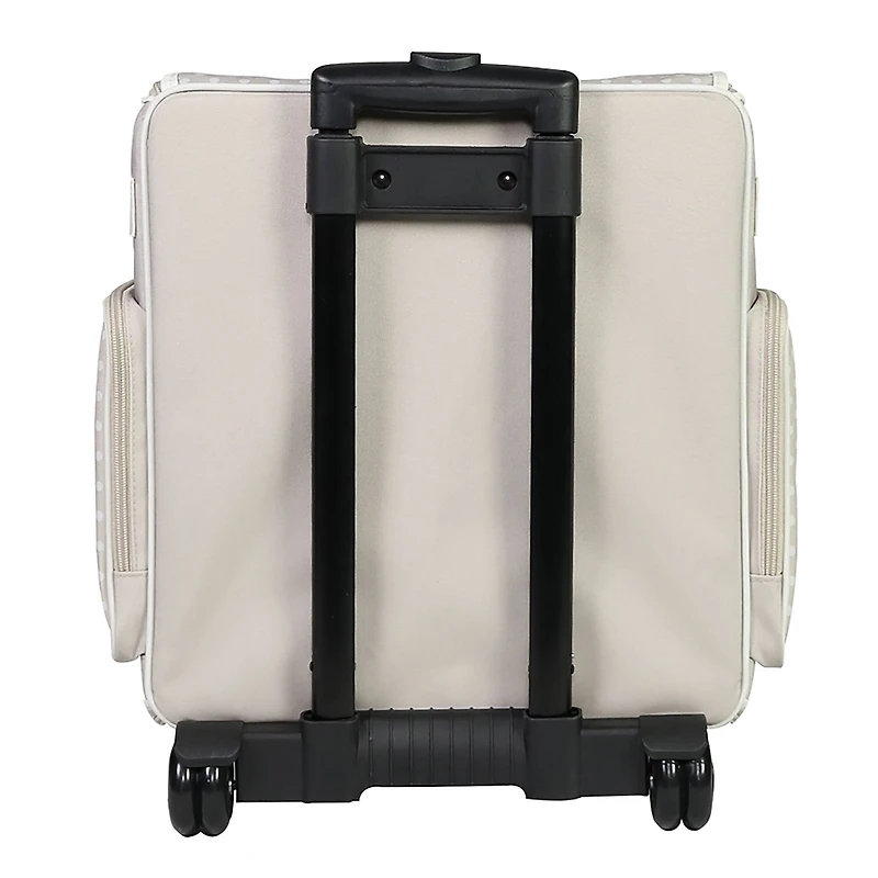 Everything Mary Tan Dot Rolling Scrapbooking Case