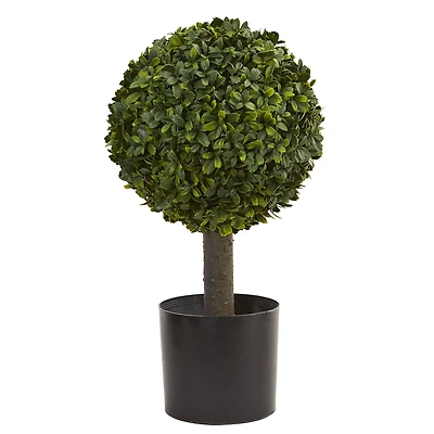 21" Potted Boxwood Ball Topiary Tree