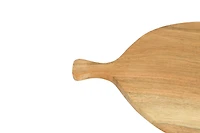 Hello Honey® 10.5" Round Acacia Wood Cheese/Cutting Board with Handle