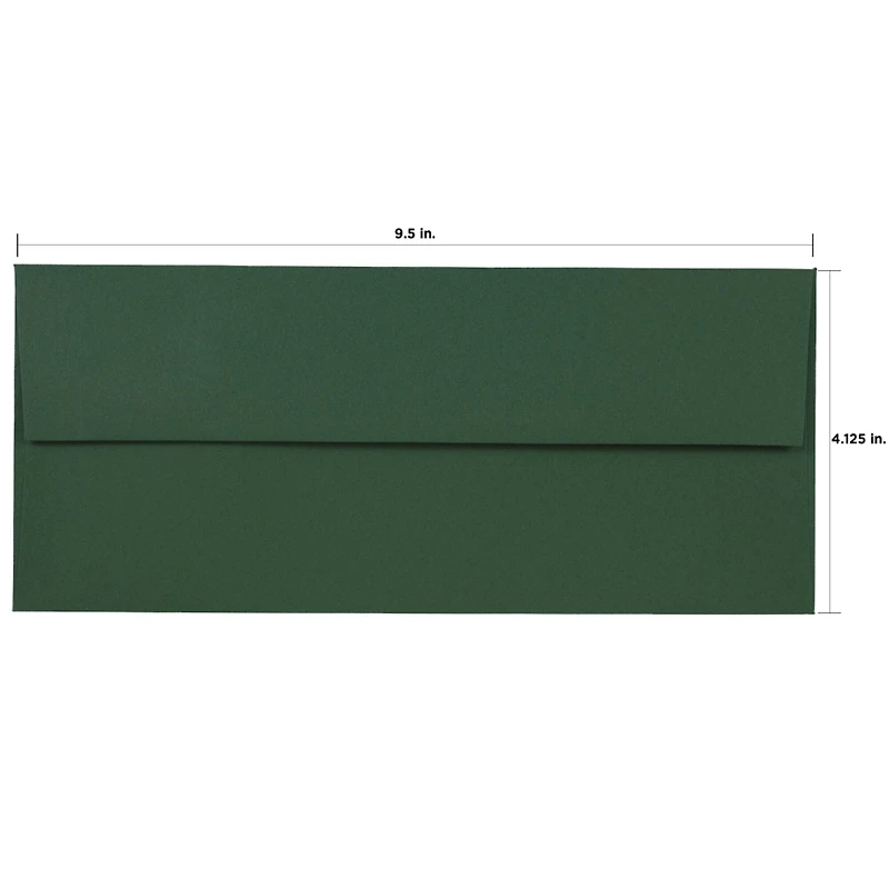 JAM Paper 9.5" x 4.125" Assorted Business Premium Envelopes, 125ct.