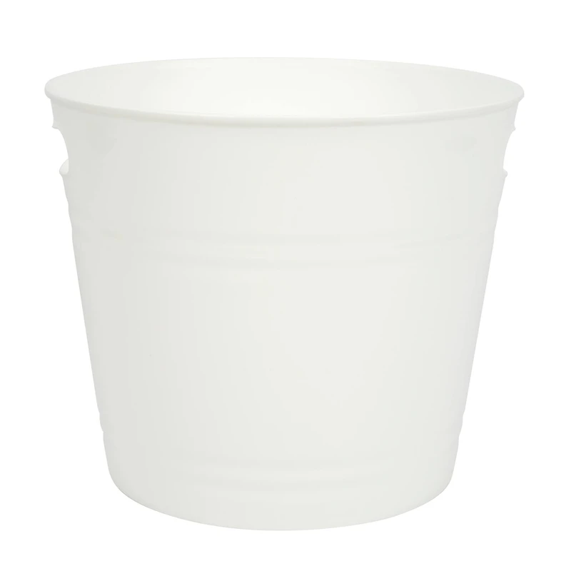 9.5" White Plastic Ice Pail by Celebrate It™