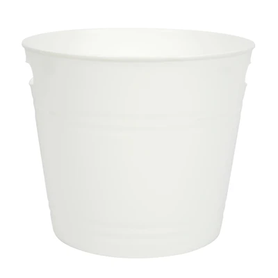9.5" White Plastic Ice Pail by Celebrate It™