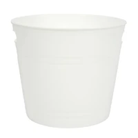 9.5" White Plastic Ice Pail by Celebrate It™