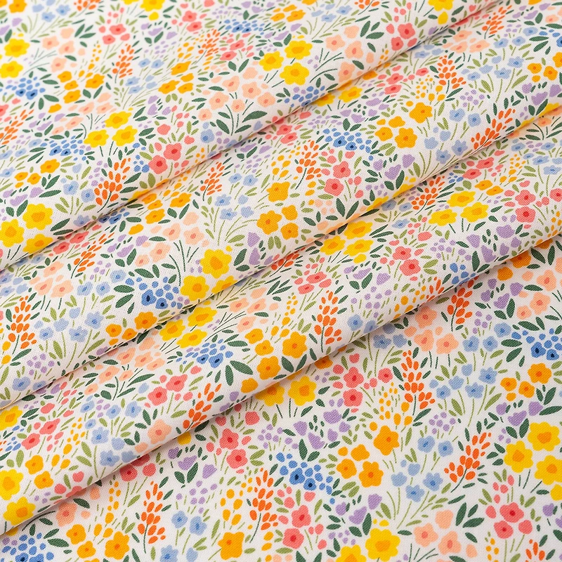 SINGER Spring Gnome Floral Cotton Fabric