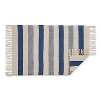 DII® French Blue Combo Stripe Hand-Loomed Rug, 2ft. x 3ft.