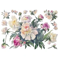 RoomMates White & Pink Floral Bouquet Peel & Stick Giant Wall Decals