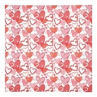 Heart Cluster Pattern 10" x 10" Cotton Twill Napkin