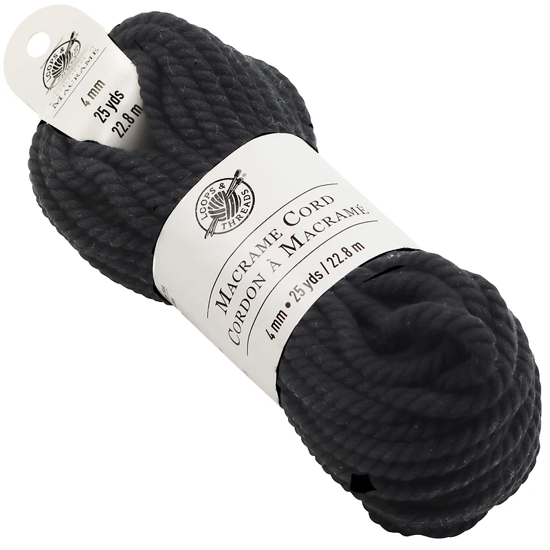 Macramé Cotton Cord by Loops & Threads