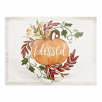 Blessed Pumpkin Vine Poly Twill Placemat