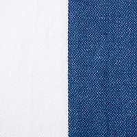 Navy/White Dobby Stripe Table Runner 18" x 72"