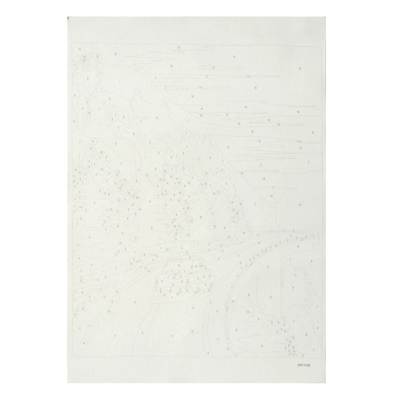 8" x 10" Road Trip Paint-by-Number Kit with Wood Display Hanger by Artist's Loft®