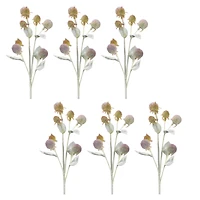 27.5" Thistle Foliage Sprays, 6ct.