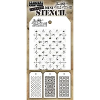 Stampers Anonymous Tim Holtz® Mini Layered Stencil Set #30