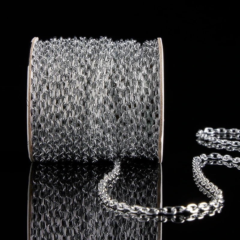 6 Pack: Silver Fine Chain Spool by Bead Landing™