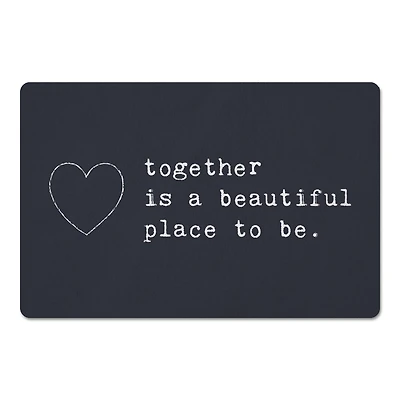 18" x 27" Together Favorite Place to Be Floor Mat