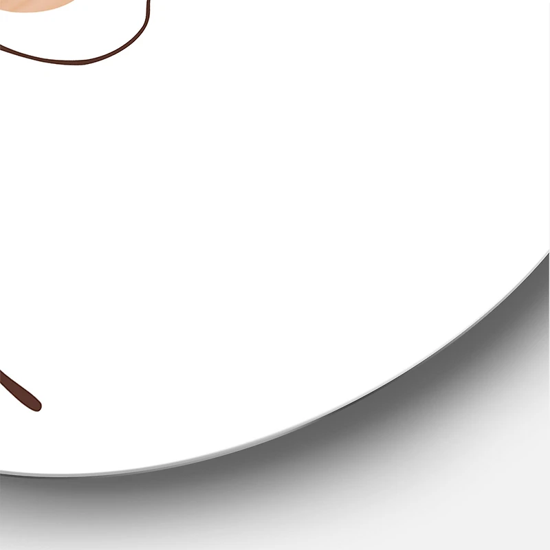 Designart - One Line Portrait of African American Woman II