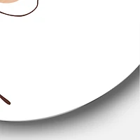 Designart - One Line Portrait of African American Woman II