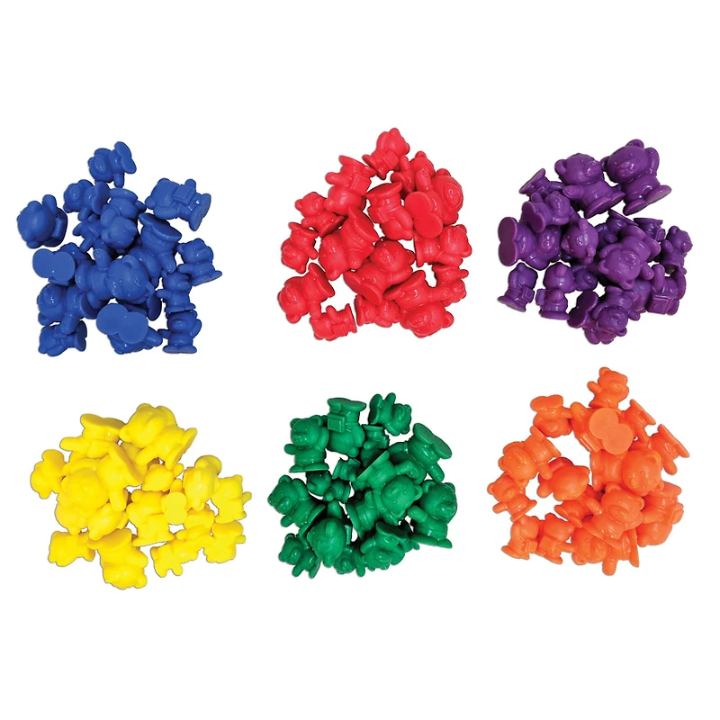 Edx Education® Assorted Backpack Bear Counters, 96ct.