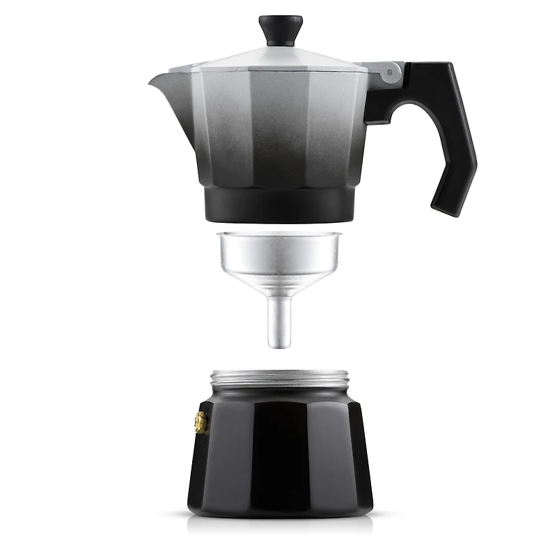JoyJolt® Italian Moka Pot Cup Stovetop Aluminum Espresso Maker