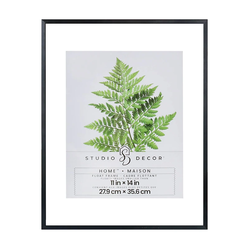 Home™ Black Metal Float Frame by Studio Décor