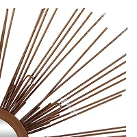 Gold Metal Rustic Wall Mirror Set