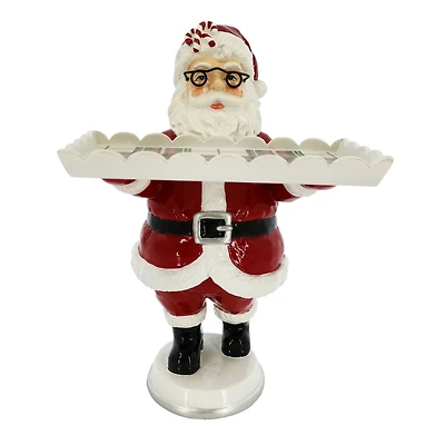 11.5" Santa Holding a Tray Tabletop Décor by Ashland®