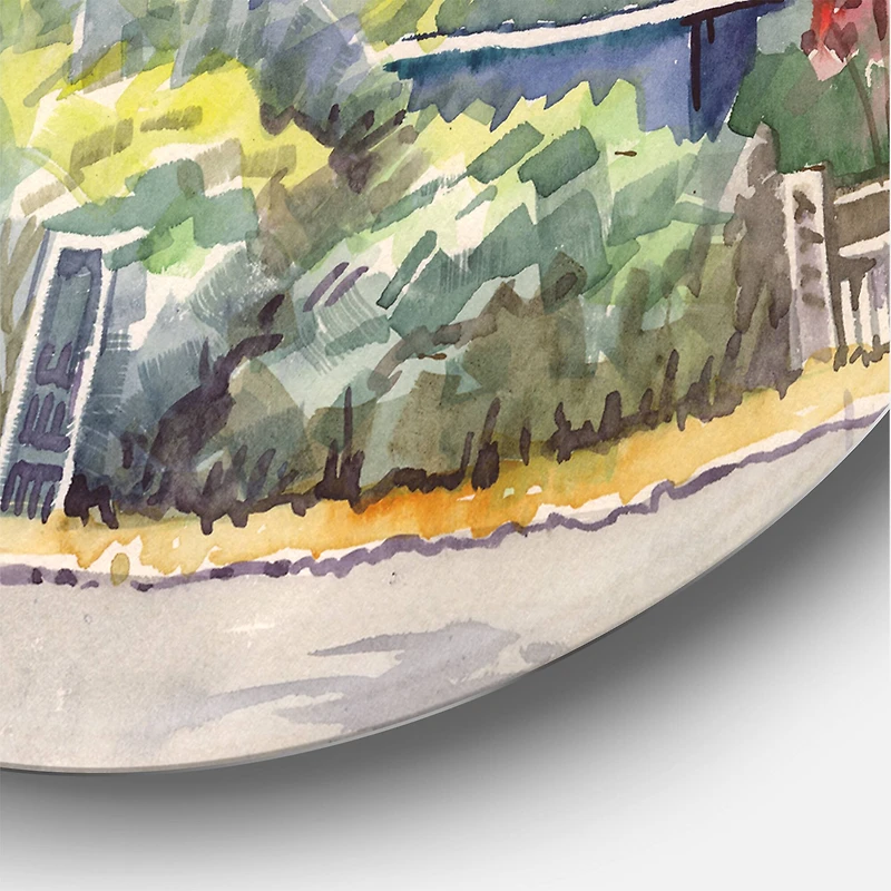 Designart - Greek Landscape Off The Coast Of The Aegean Sea