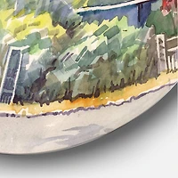 Designart - Greek Landscape Off The Coast Of The Aegean Sea