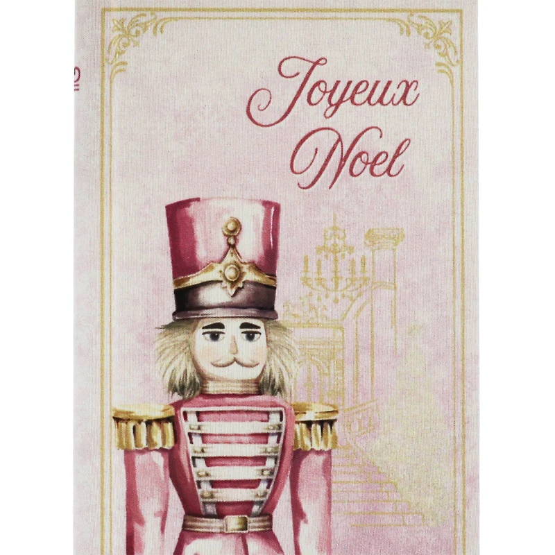 7.75" Joyeux Noel Nutcracker Tabletop Book Box by Ashland®