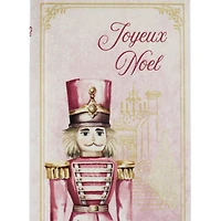 7.75" Joyeux Noel Nutcracker Tabletop Book Box by Ashland®