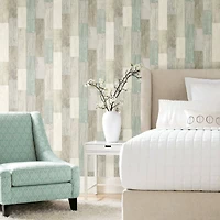 RoomMates Coastal Weathered Plank Peel & Stick Wallpaper