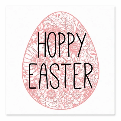 Hoppy Easter Egg Tabletop Canvas Art 