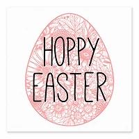 Hoppy Easter Egg Tabletop Canvas Art 