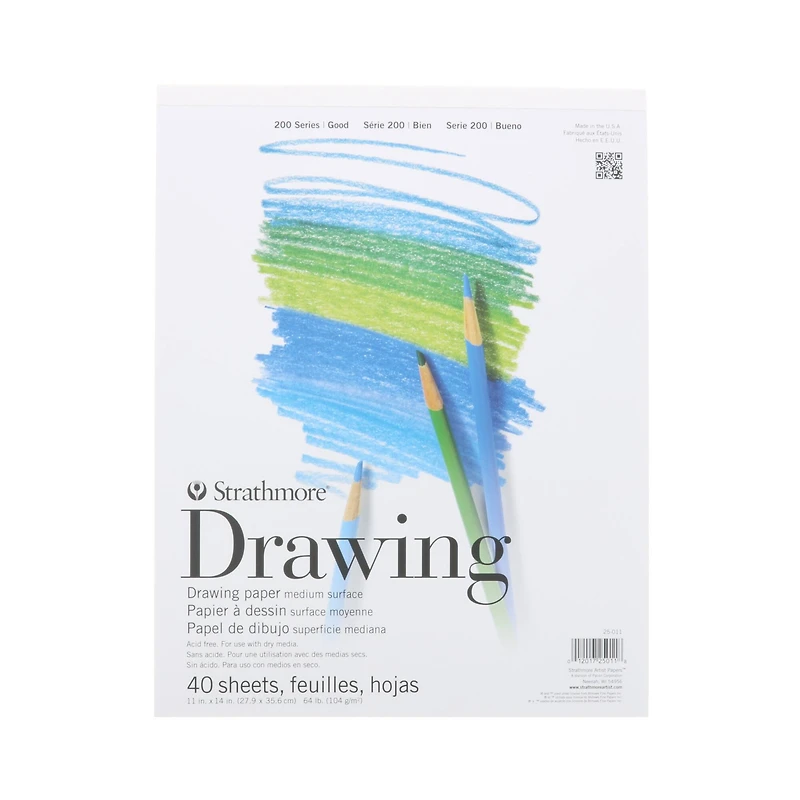 Strathmore® 200 Series Drawing Paper Pad