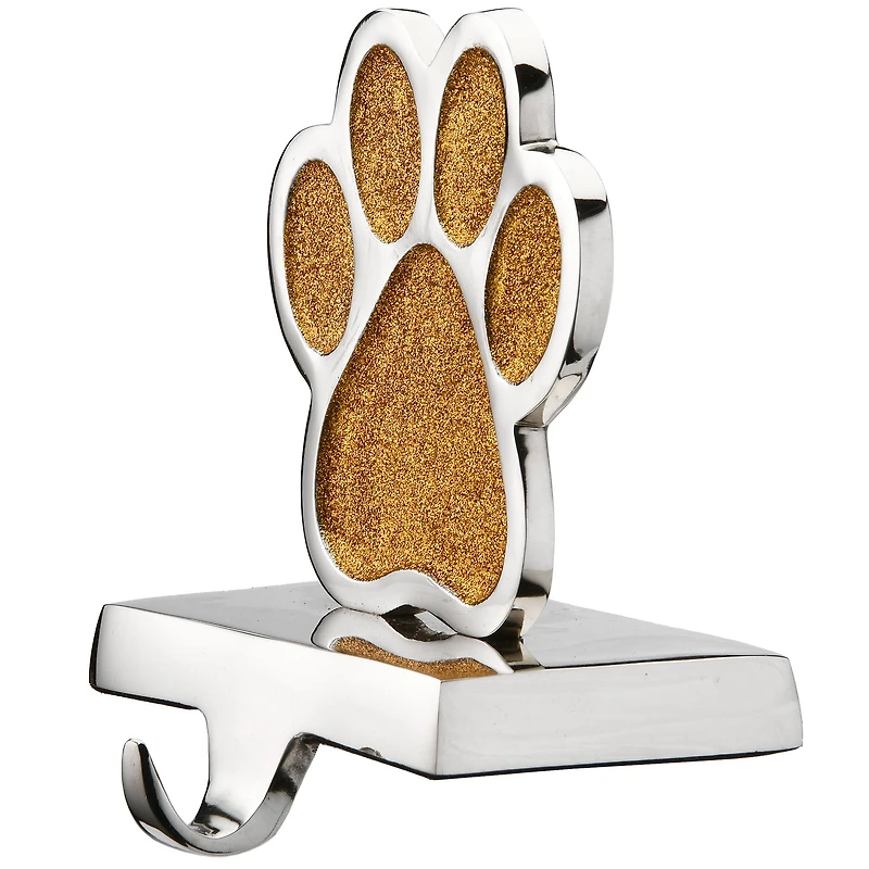 5" Gold Sparkle NOEL Stocking Holders, 4ct.