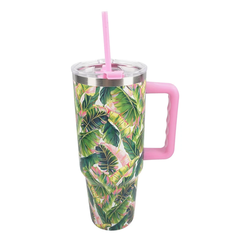 40oz. Leaf Toss Stainless Steel Insulated Tumbler by Celebrate It™