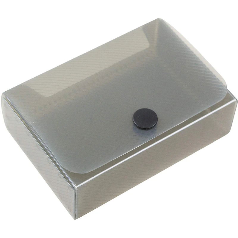 JAM Paper Smoke Plastic Business Card Holder Case