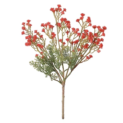 10.5" Dark Orange Baby's Breath Bush by Ashland®