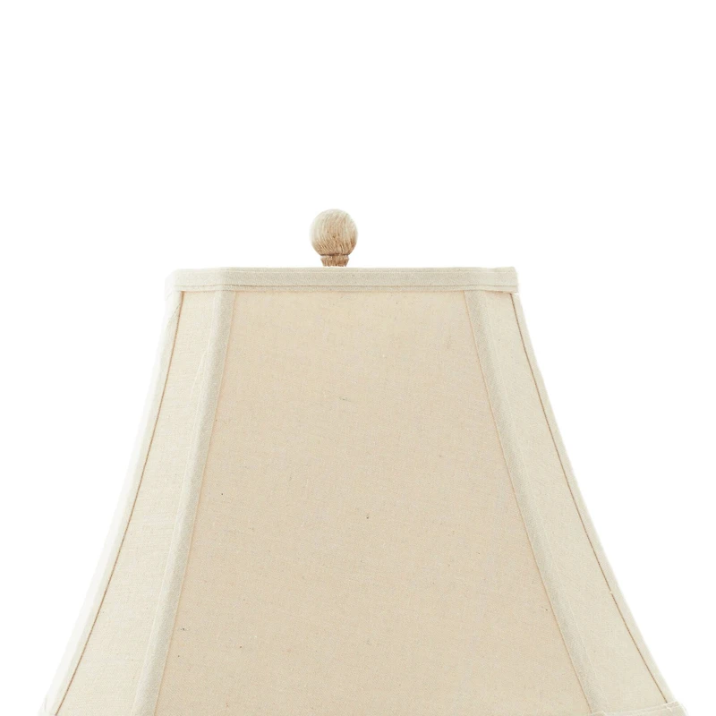 Set of 2 Brown Polystone Rustic Table Lamp, 29"