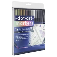 Leisure Arts® Neutral Dual-Ended & Dot Marker Set