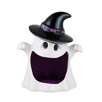 Mr. Halloween 12“ Motion Activated Ceramic Ghost Candy Bowl
