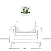 March 17th Top Hat Canvas Wall Art