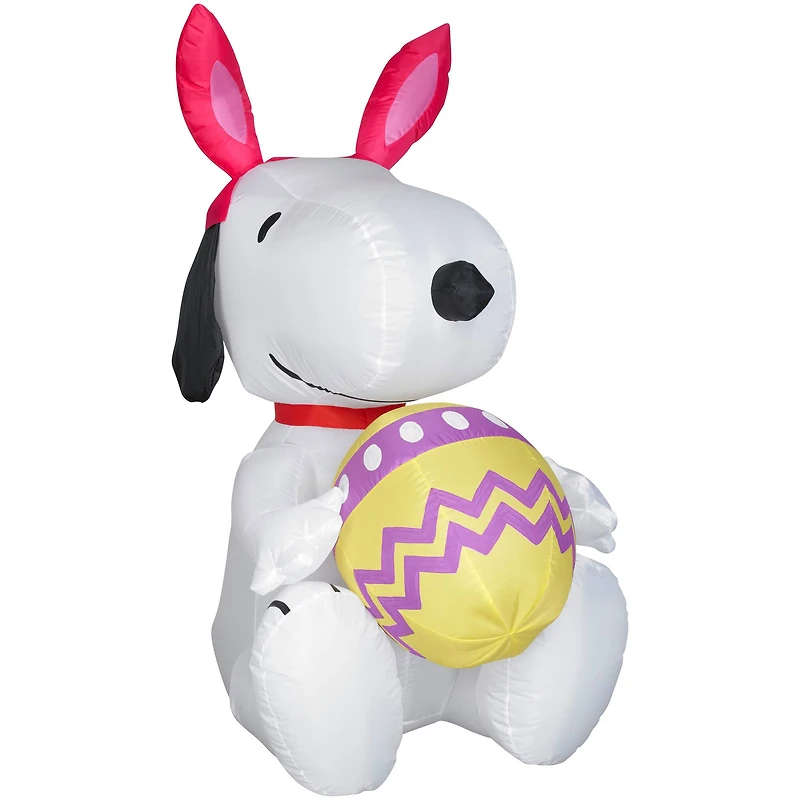 3.5ft. Airblown® Inflatable Easter Snoopy Holding Egg