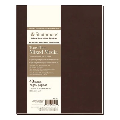 Strathmore® 400 Series Softcover Toned Tan Mixed Media Art Journal