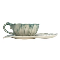 Hello Honey® 10.25" Stoneware Teacup & Saucer Set