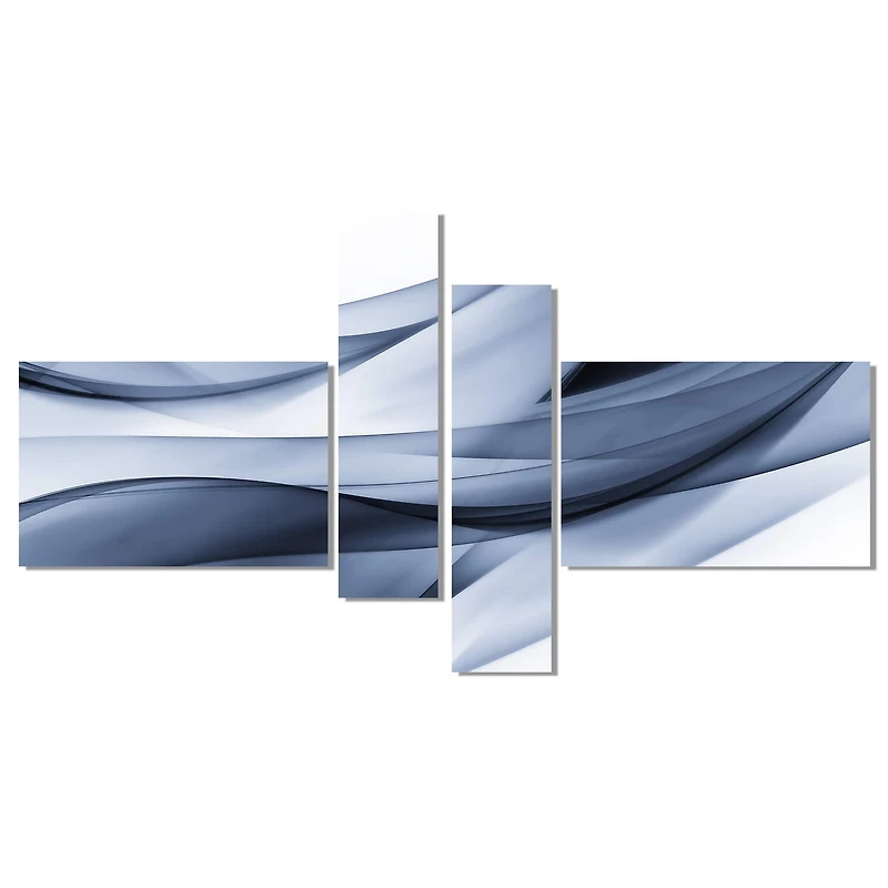 Designart - Glittering Light Blue Pattern