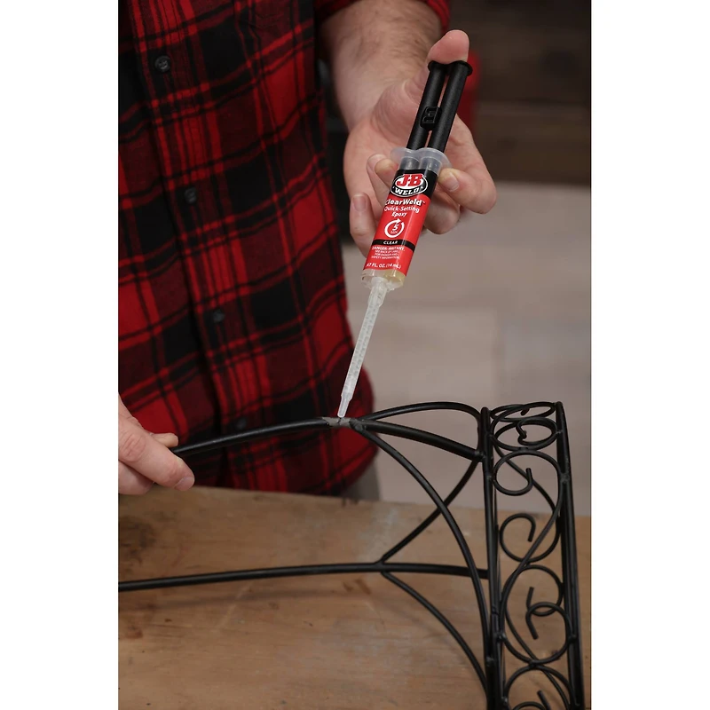 J-B Weld® Clear-Weld™ Quick Setting Epoxy Syringe