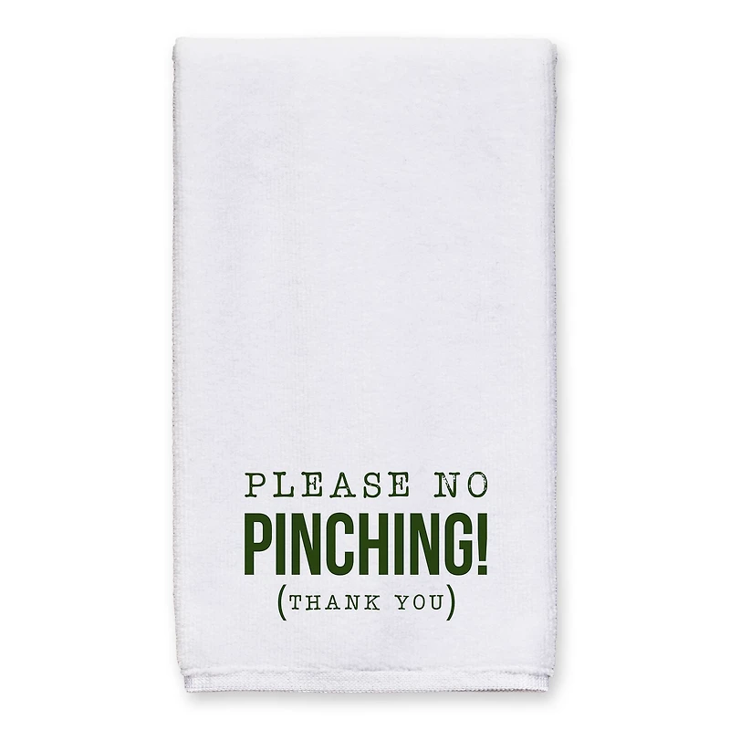 Please No Pinching Stripes 2 Tea Towel Set of 2