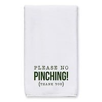 Please No Pinching Stripes 2 Tea Towel Set of 2